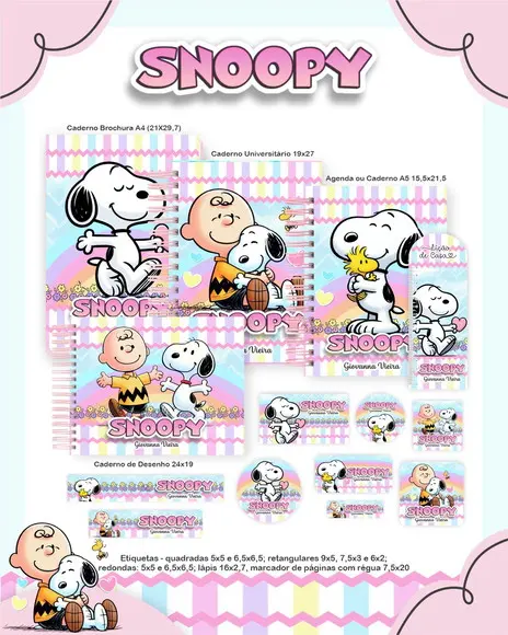 Arquivo Digital - Volta as Aulas - Snoopy 04