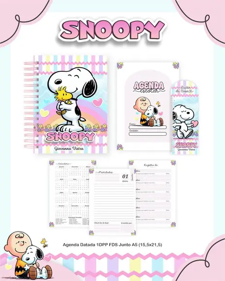 Arquivo Digital - Volta as Aulas - Snoopy 04