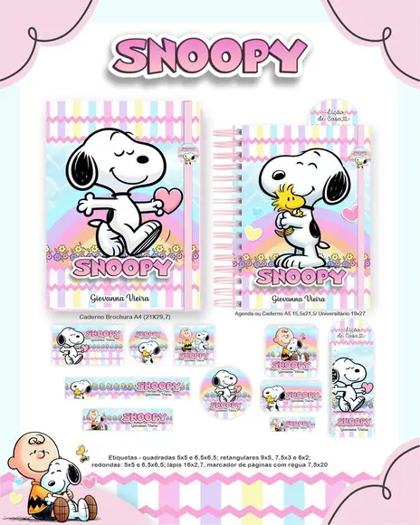 Arquivo Digital - Volta as Aulas - Snoopy 04