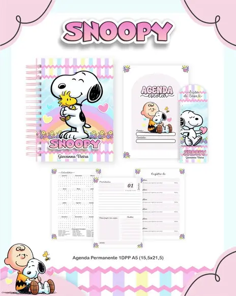 Arquivo Digital - Volta as Aulas - Snoopy 04