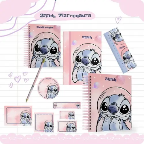 Arquivo Digital - Volta as Aulas - Stitch Astronauta