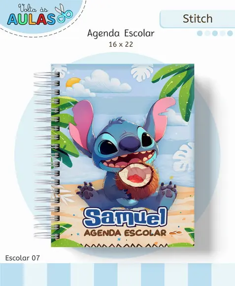 Arquivo Digital - Volta as Aulas - Stitch 05