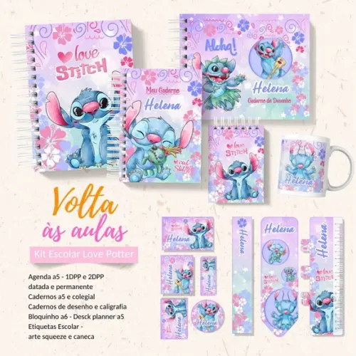 Arquivo Digital - Volta as Aulas - Stitch Love