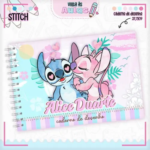 Arquivo Digital - Volta as Aulas - Stitch Menina