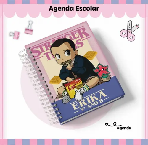 Arquivo Digital - Volta as Aulas - Stranger Things Menina