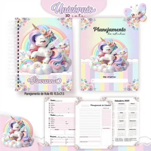 Arquivo Digital - Volta as Aulas - Unicornio Candy