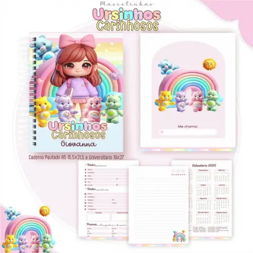 Arquivo Digital - Volta as Aulas - Ursinhos Carinhosos Mascote