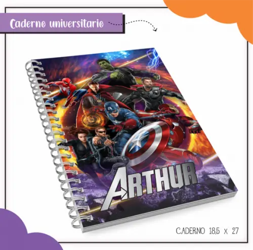 Arquivo Digital - Volta as Aulas - Vingadores 01