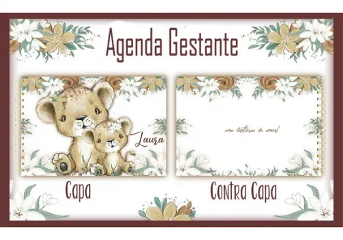 Arquivo digital -Mamãe - Agenda Gestante Oncinha