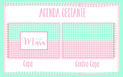 Arquivo digital -Mamãe - Agenda Gestante Xadrez