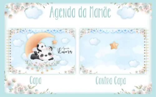 Arquivo digital -Mamãe - Agenda Gestante Panda
