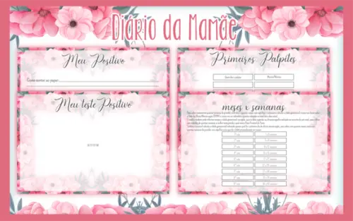 Arquivo digital -Mamãe - Diário da Mamãe Flamingo