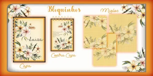 Bloquinho Digital - Floral