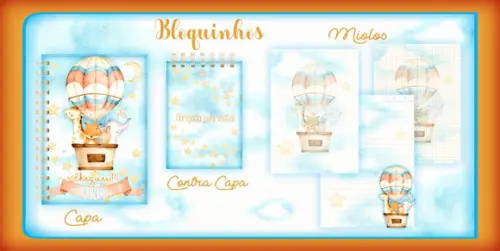 Bloquinho Digital - Animais Balão