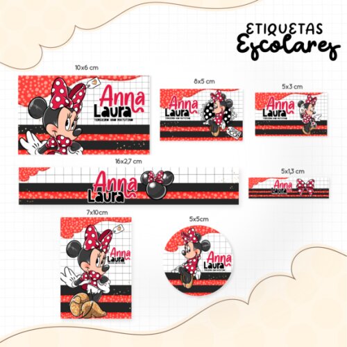Kit Digital Volta as Aulas - Minnie Vermelha ate 2030