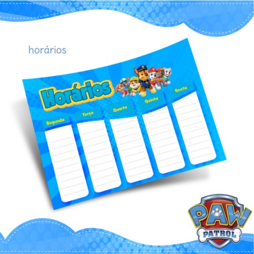 Kit Digital Volta as Aulas - Patrulha Canina
