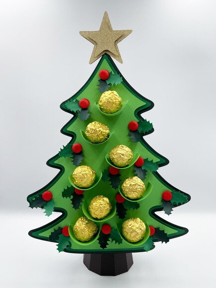 Arquivo de Corte - Arvore de Natal Suporte de Doces