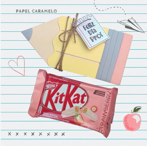 Arquivo de Corte - Caixa Lápis Kit Kat
