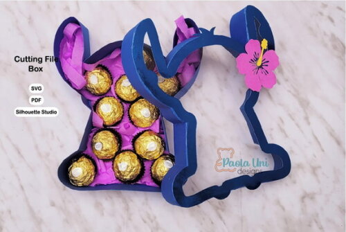 Arquivo de Corte - Caixa Stitch Doces