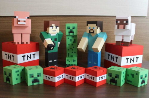 Arquivo de Corte - Minecraft 3d (studio)