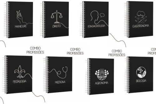 Arquivo Digital - Capas Profissões (nude E Preto)