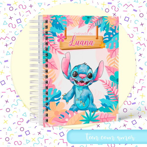 Arquivo Digital - Coleção Teen - Caderneta Stitch