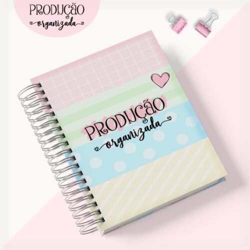 Arquivo Digital - Kit Produção Organizada-caderno de pedidos