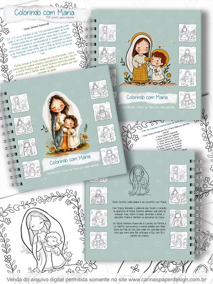 Arquivo Digital - Livros de Colorir Maria