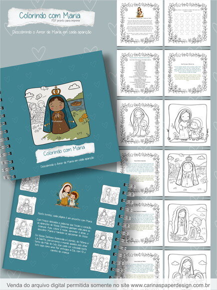 Arquivo Digital - Livros de Colorir Maria