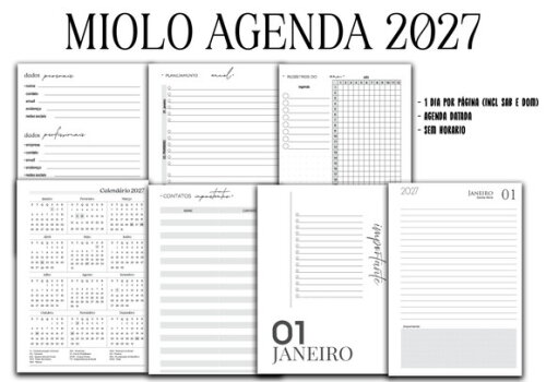 Arquivo Digital - Miolo Agenda Datada 2027