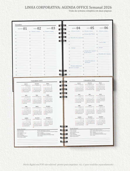 Arquivo Digital - Miolo Office Semanal 2026 - Datada