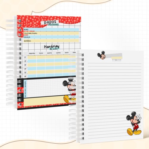 Arquivo Digital - Volta as Aulas - Mickey ate 2030