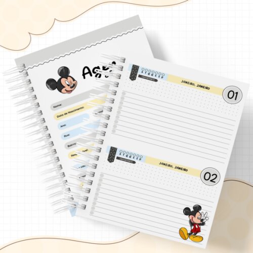 Arquivo Digital - Volta as Aulas - Mickey ate 2030