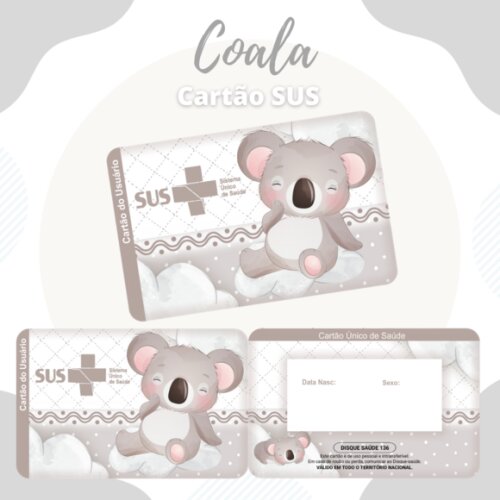 Arquivo Digital- Cartão SUS Personalizado (Kit 02)