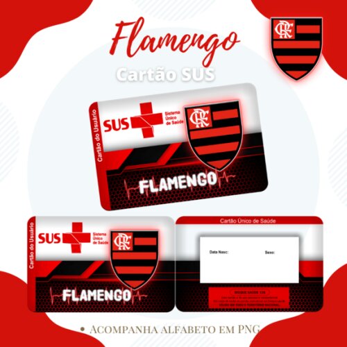 Arquivo Digital- Cartão SUS Personalizado (Kit 04)