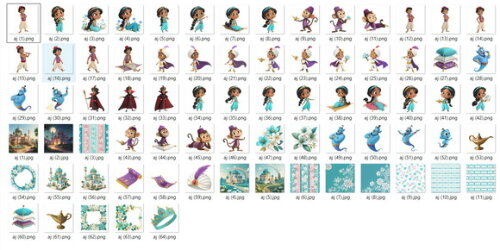 Kit Digital - Alladin e Jasmine