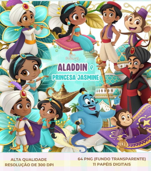 Kit Digital - Alladin e Jasmine