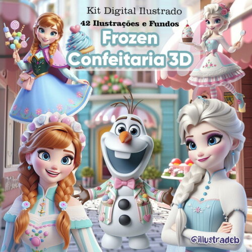 Kit Digital - Frozen Confeitaria