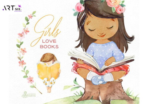Kit Digital - Menina e o Livro 01