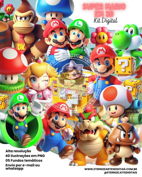 Kit Digital - Mario Bross 3d