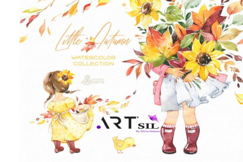 Kit Digital - Menina Outono 02
