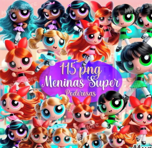 Kit Digital - Meninas Super Poderosas 3d