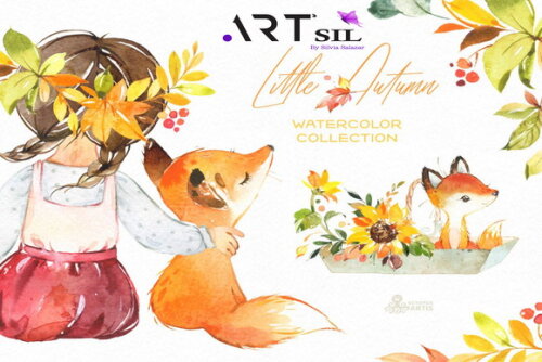 Kit Digital - Menina Outono 03
