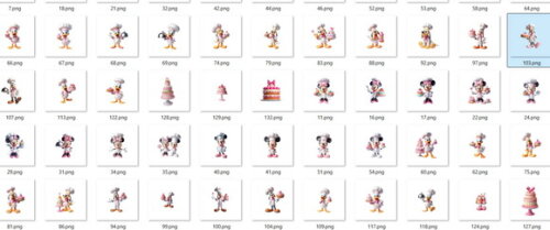 Kit Digital - Minnie e Turma do Mickey Patisserie