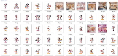 Kit Digital - Minnie e Turma do Mickey Patisserie