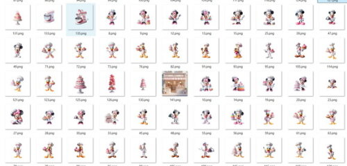 Kit Digital - Minnie e Turma do Mickey Patisserie