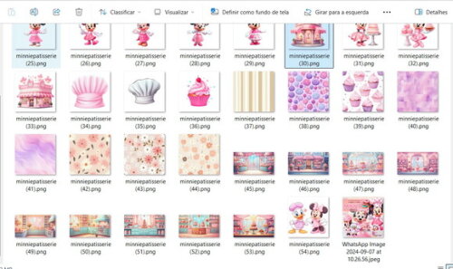 Kit Digital - Minnie Patisserie