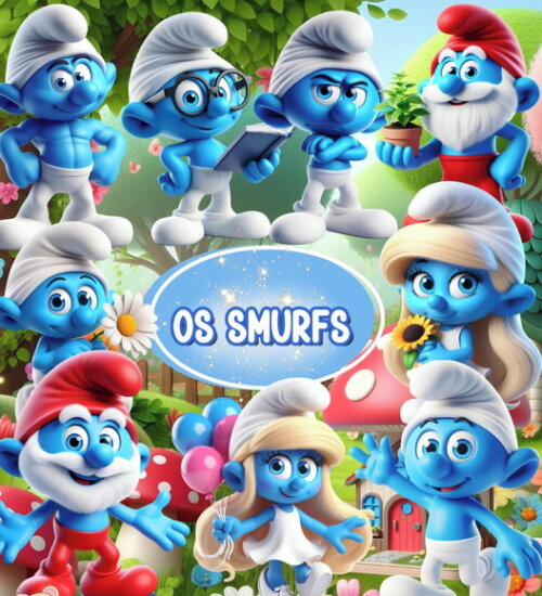 Kit Digital - os Smurfs