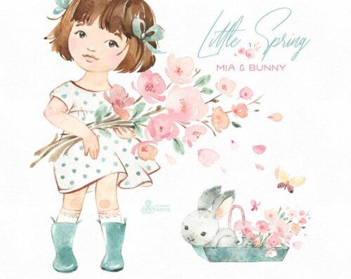 Kit Digital - Primavera Menina 01
