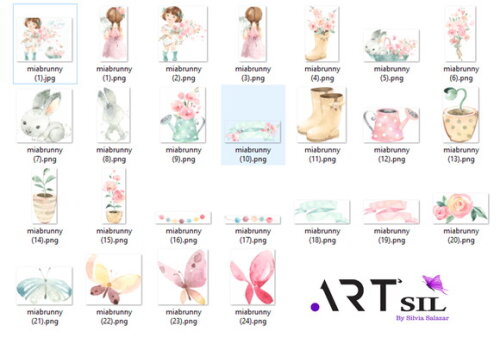 Kit Digital - Primavera Menina 01
